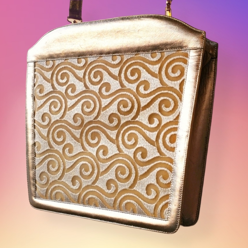 Vintage Gold Unique Purse
